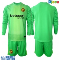 Inter Milan Golmanski Rezervni Dres za djecu 2025-26 Dugi Rukav (+ Kratke hlače)